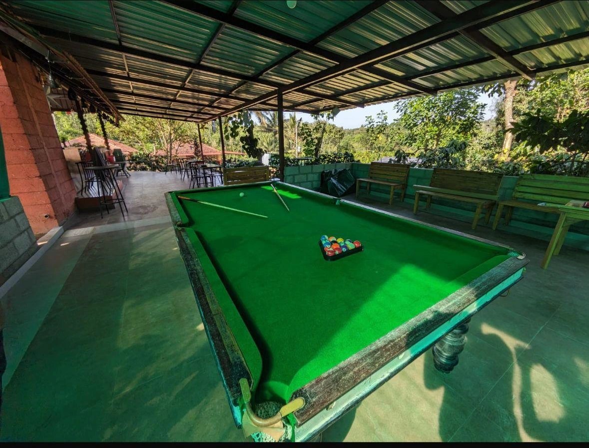 Snooker and indoor games at Camp Alpha